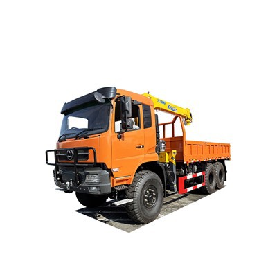 6x6 off-road vrachtwagen gemonteerde telescopische giekkraan